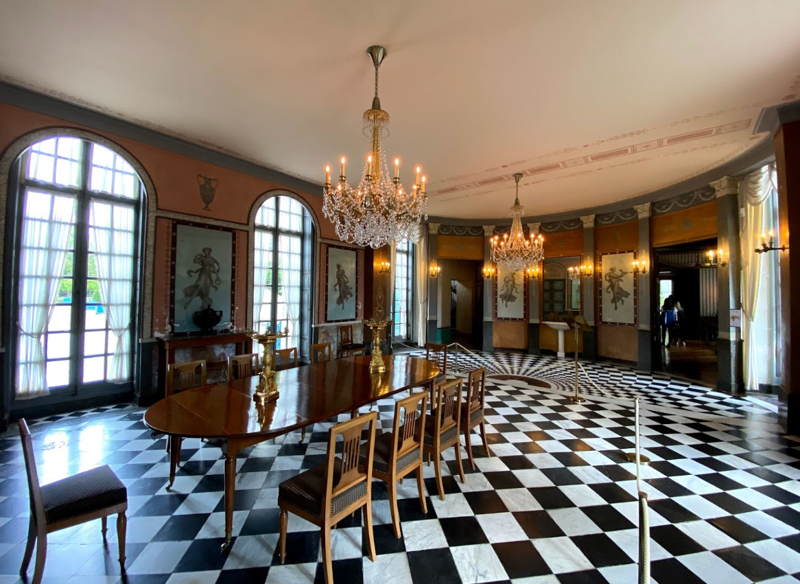 Мальмезонский дворец (Chateau de Malmaison) Внутренние интерьеры Шарль Персье и Пьер Фонтен