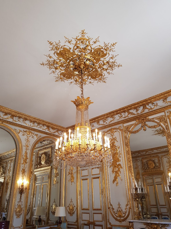 Елисейский дворец (Le Palais de L'Elysee) Внутренние интерьеры Шарль Персье и Пьер Фонтен