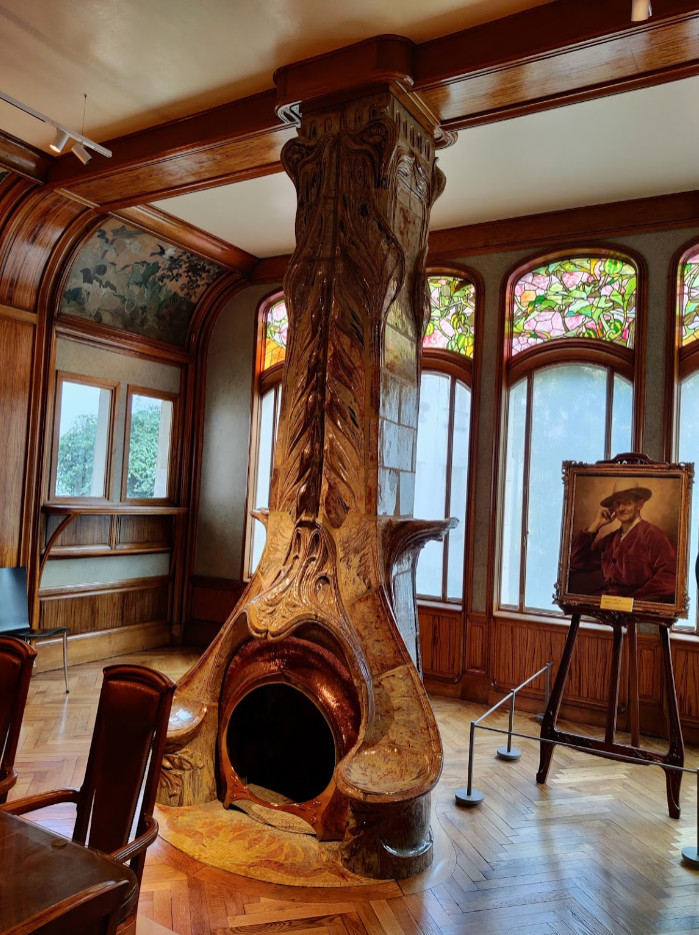 Вилла Majorelle , дом построен архитектором Анри Соважем в 1901-1902 годах, мебелеровка и декор Луи-Жан-Сильвестр Мажорель (Louis Majorelle)