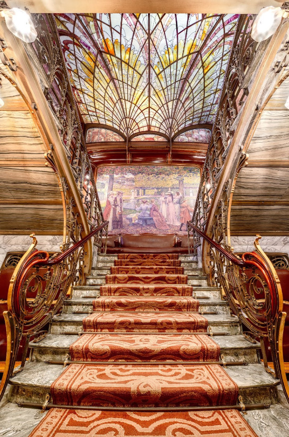 Отель Solvay 1900г. Виктор Орта (Victor Horta)