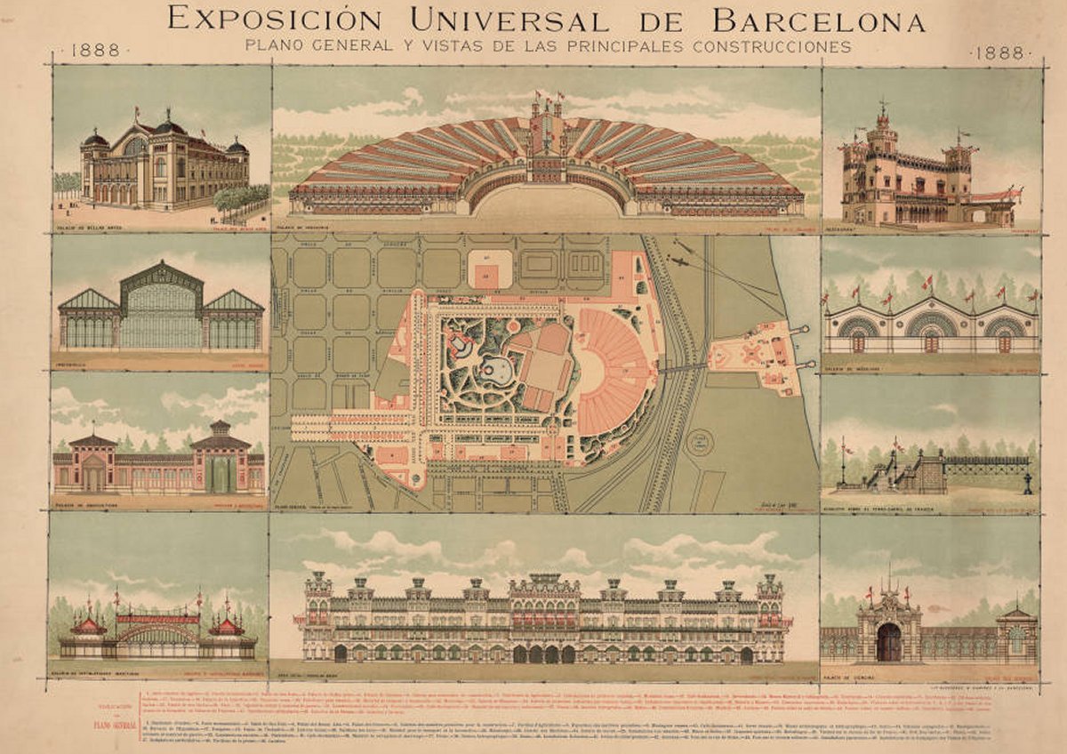 Всемирная выставка 1888г. года Барселона (Exposición Universal de Barcelona)